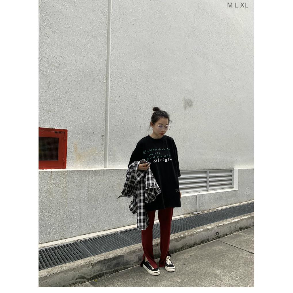 Áo Thun Tay Lỡ Form Rộng Unisex EVERYTHING WILL Ulzzang Couple