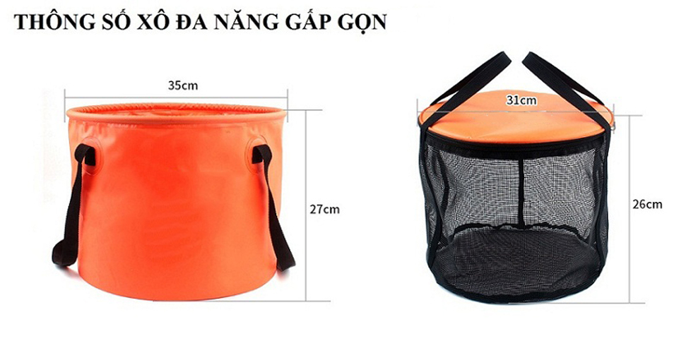 Xô dã ngoại gấp gọn đa năng cho gia đình