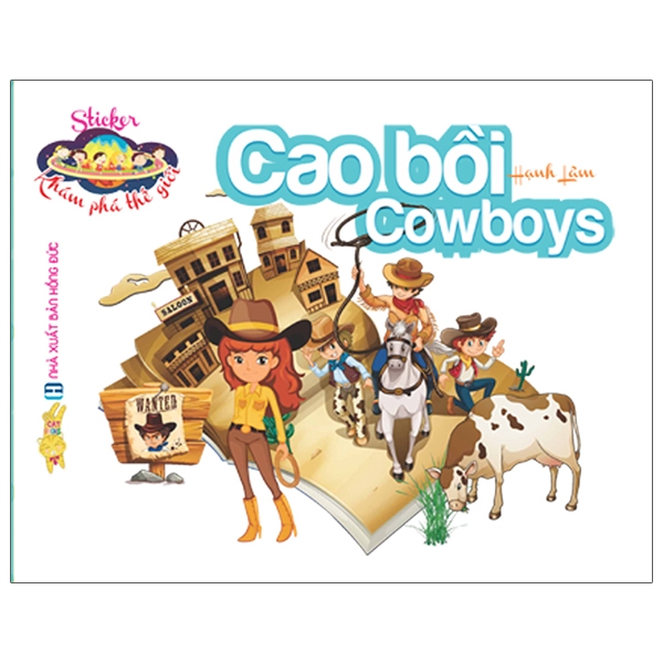 Sticker Khám Phá Thế Giới - Cao Bồi - Cowboys