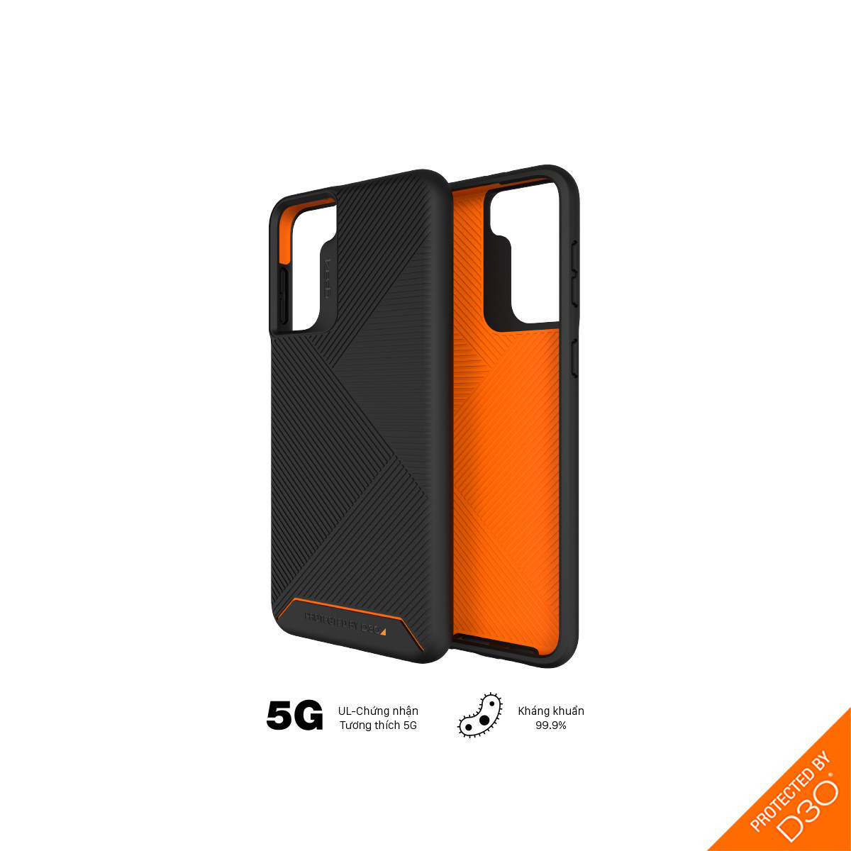 Ốp lưng chống sốc Gear4 D3O Denali 5m cho Samsung Galaxy S21 Plus/Ultra - Hàng chính hãng