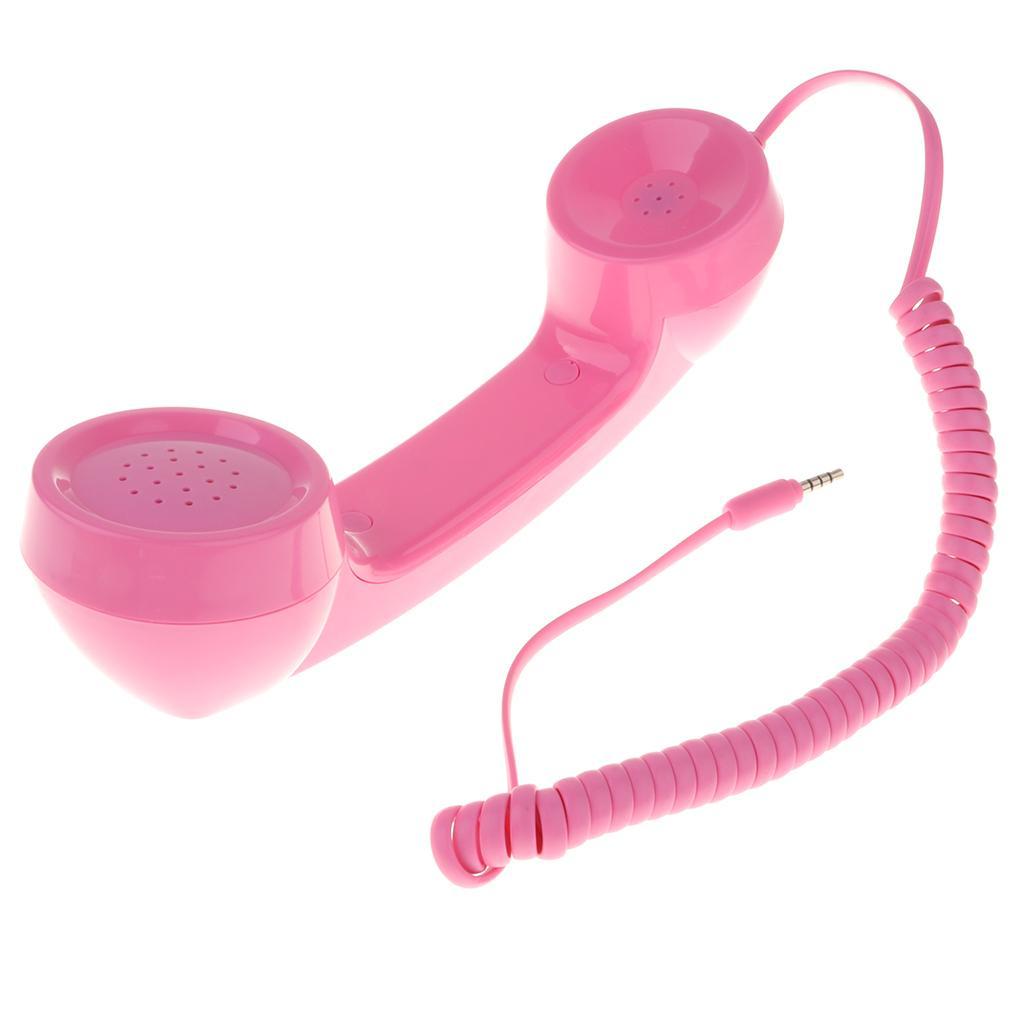 2x 3.5mm Mic Telephone Handset Phone Classic Receiver