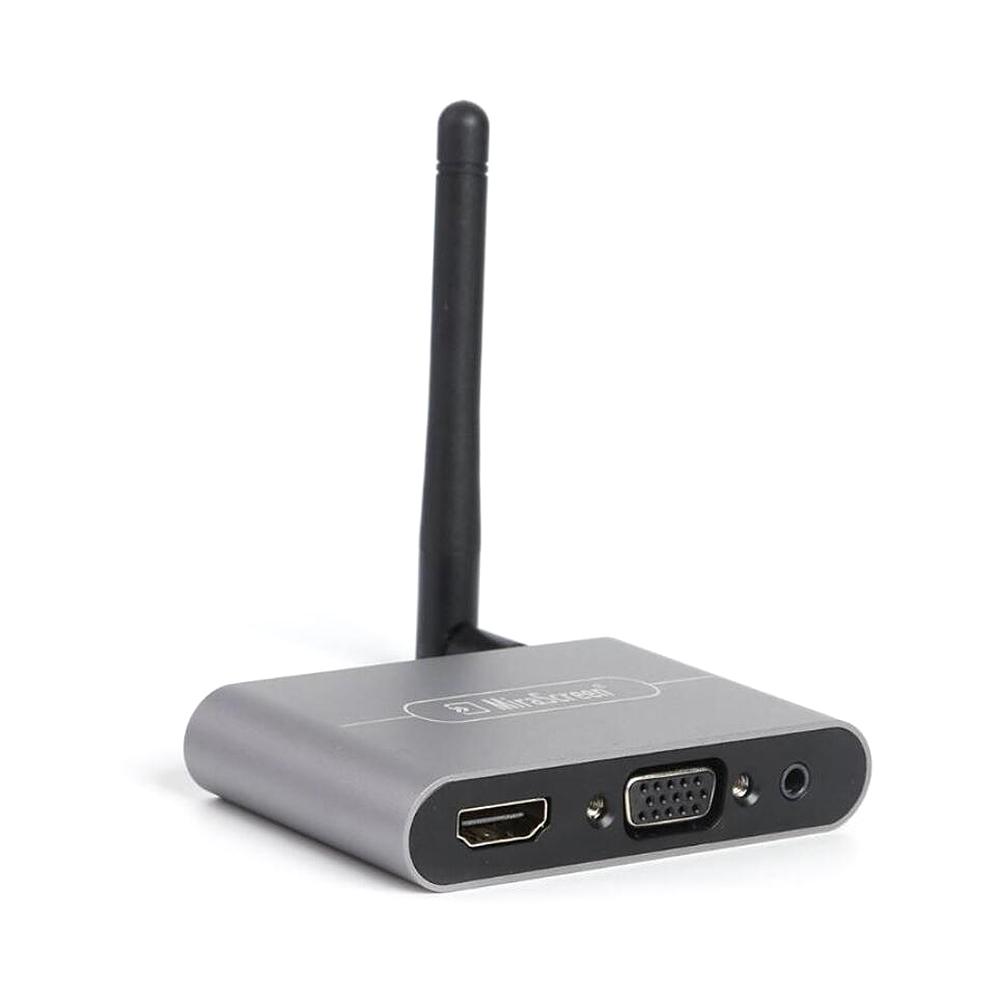 Bộ thu hiển thị không dây 4K X6W Plus 2,4 GHz & 5 GHz  tần số kép với ăng ten ngoài Âm thanh HD VGA