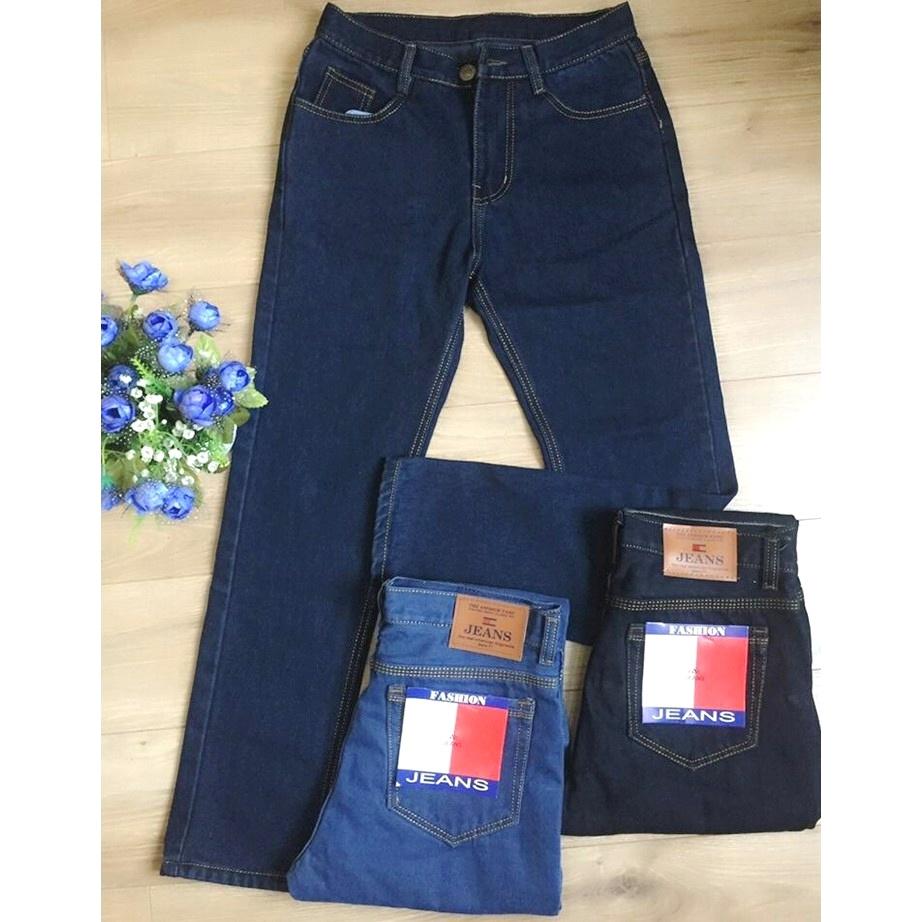 Quần Jean dài Nam Cao Cấp Ống suông 03 màu cơ bản, form chuẩn đẹp size từ 50-90kg