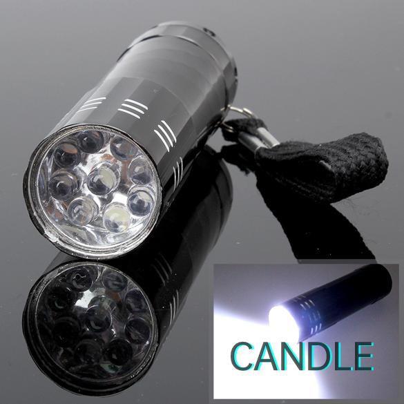 Đèn Pin 9 Bóng Led 3 Pin Aaa