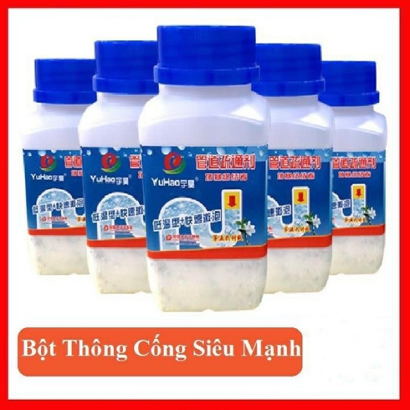 Bột Thông Cống, Đường Ống, Bồn Cầu, Bồn Rửa Mặt..Xử Lý Triệt Để Cặn Bã, Chất Thải Hữu Cơ