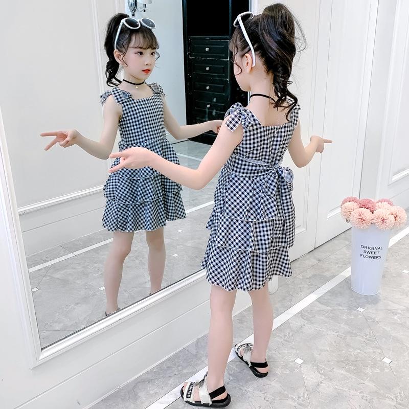 VL36 Size110-160 Đầm bé gái Thời trang trẻ Em hàng quảng châu