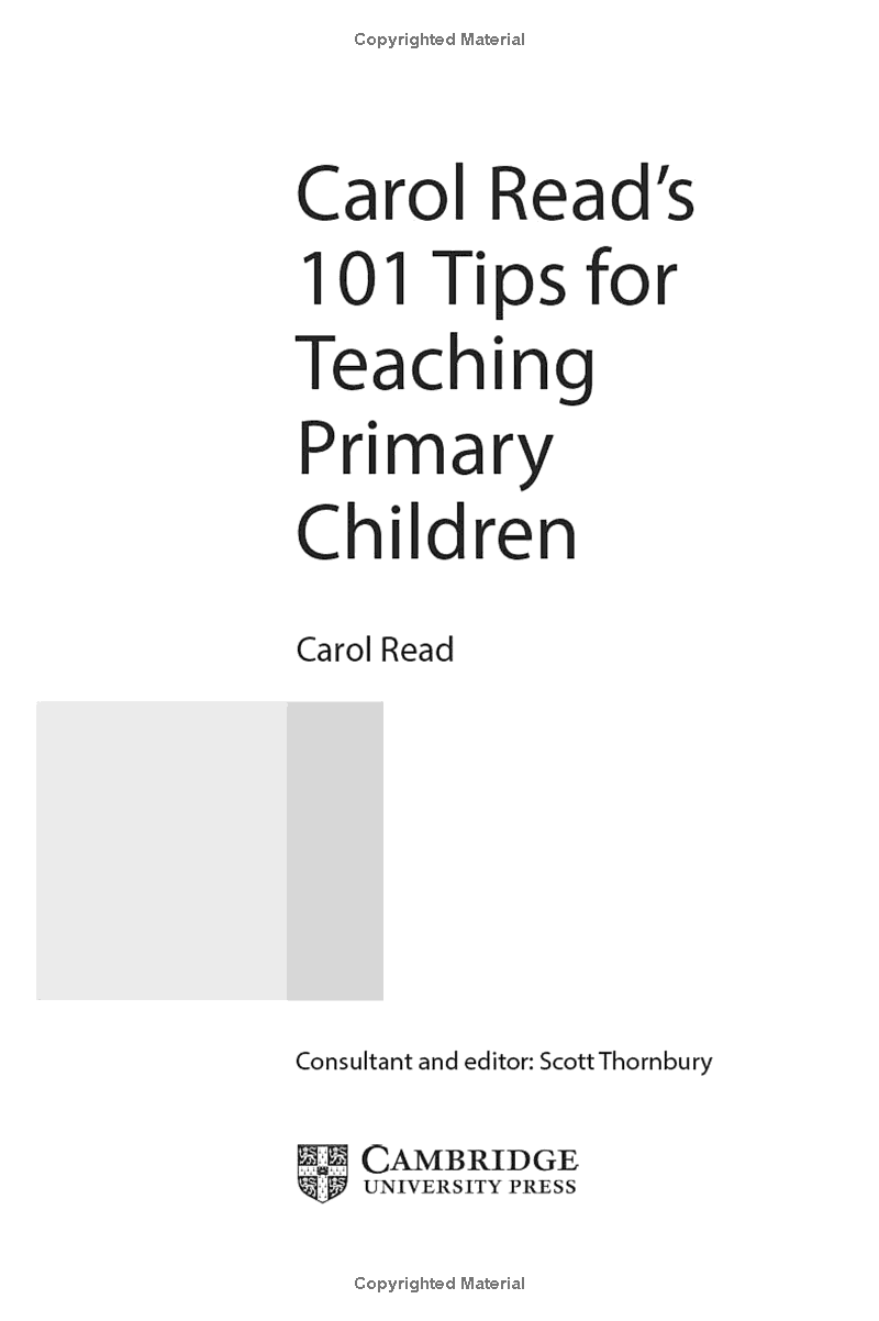 Carol Read’s 101 Tips For Teaching Primary Children - Pocket Editions