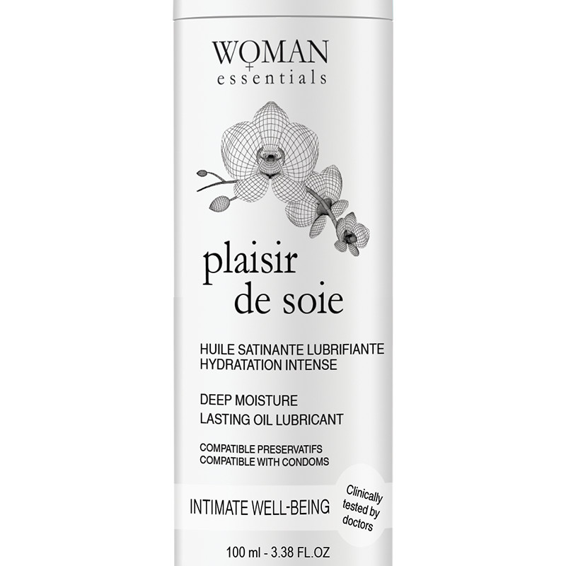 Dầu dưỡng ẩm vùng kín bị khô do mãn kinh, tiền mãn kinh Plaisir De Soie Woman Essentials