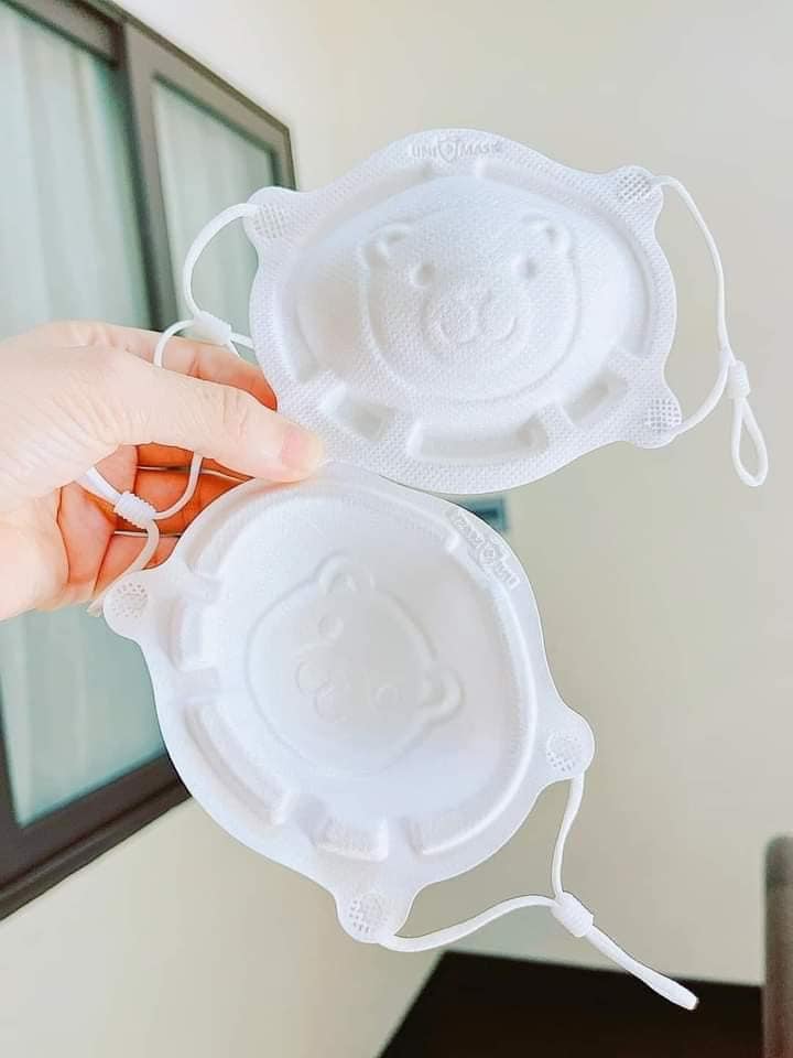 Sét 10 cái khẩu trang gấu trúc cho trẻ sơ sinh từ 6 tháng - 3 tuổi