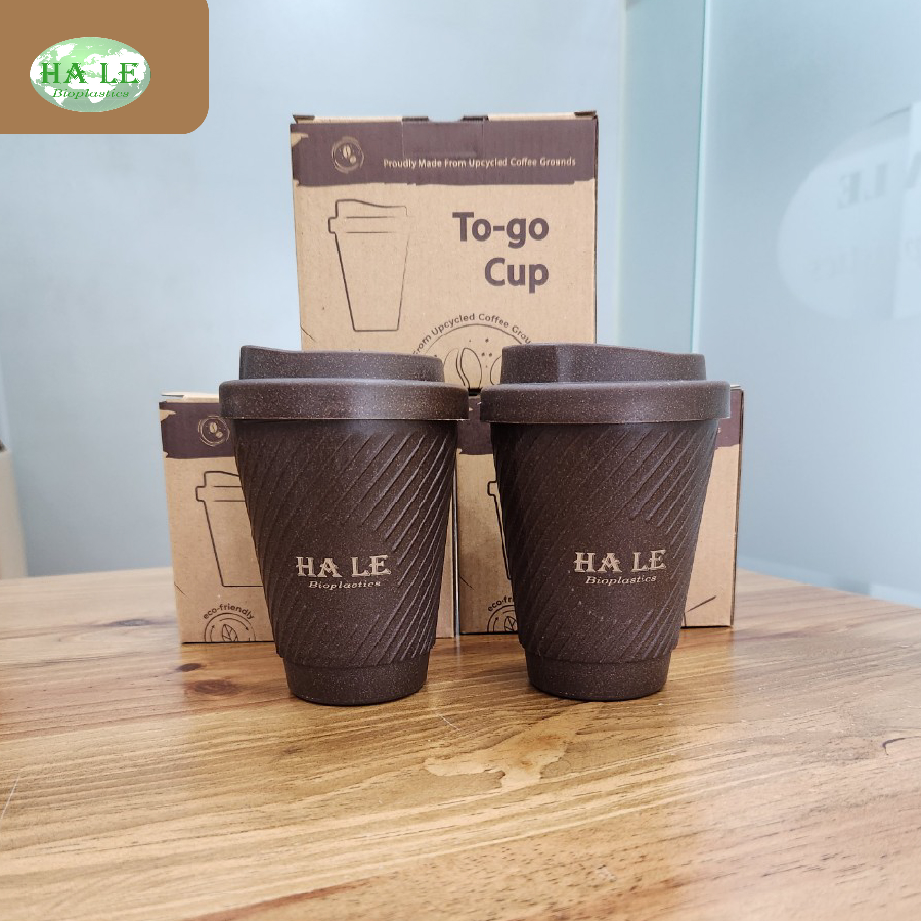 Combo 5: 2 Ly Togo Hà Lê từ bã cà phê