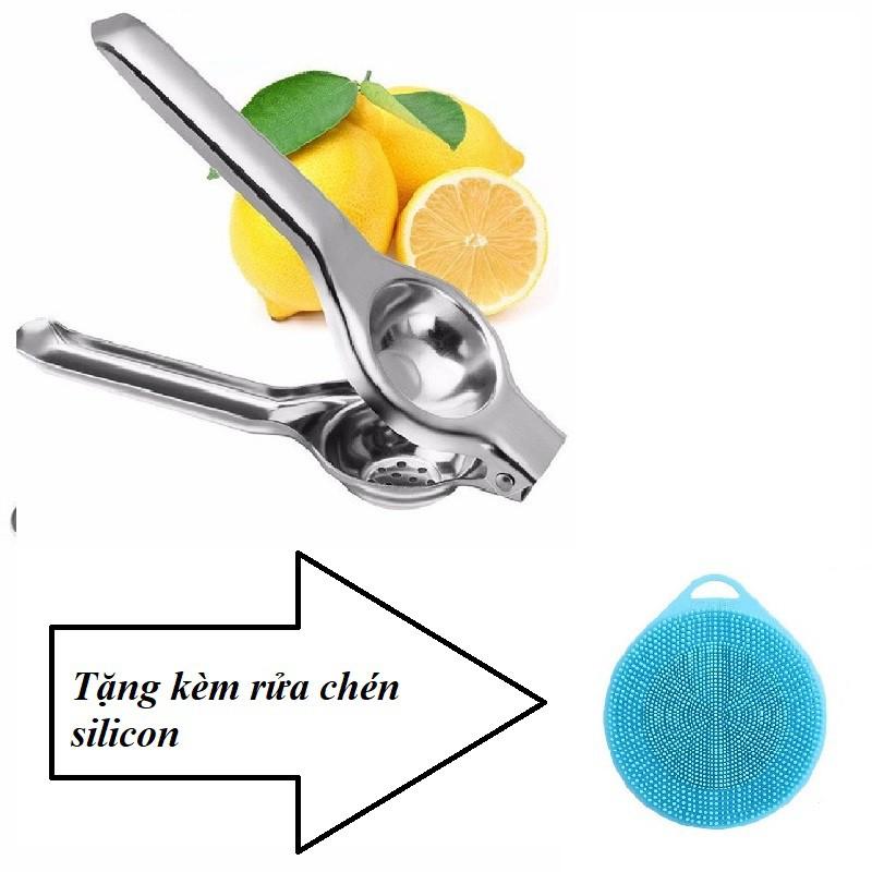 DỤNG CỤ VẮT CHANH+ TẶNG KÈM RỬA CHÉN SILICON