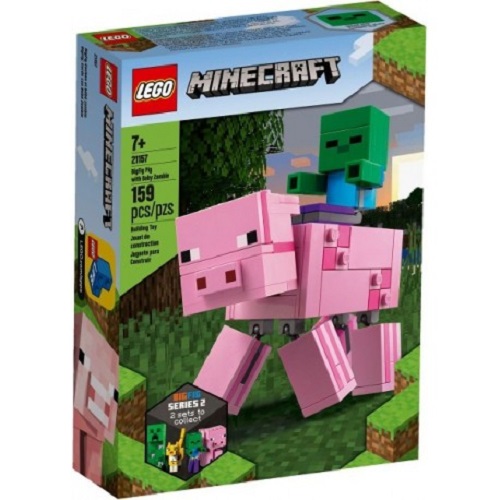 LEGO MINECRAFT 21157 Bé Zombie Và Lợn Khổng