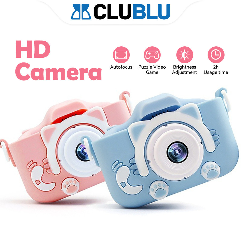 Máy ảnh cho trẻ em (có thể quay phim, chụp ảnh, chơi game) màn hình 2inch_ Hàng chính hãng