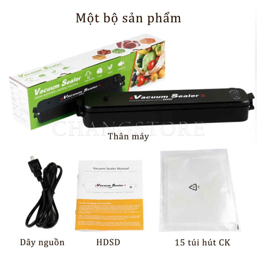 Máy Hút Chân Không Kèm Hàn Miệng Túi Vacuum Sealer Tiện Lợi Cho Nội Trợ