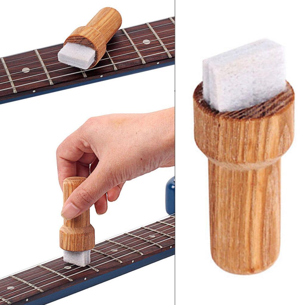 Đàn Guitar Bass Dây Bụi Rỉ Sét Removel Bàn Chải Làm Sạch Dụng Cụ Phụ Kiện
