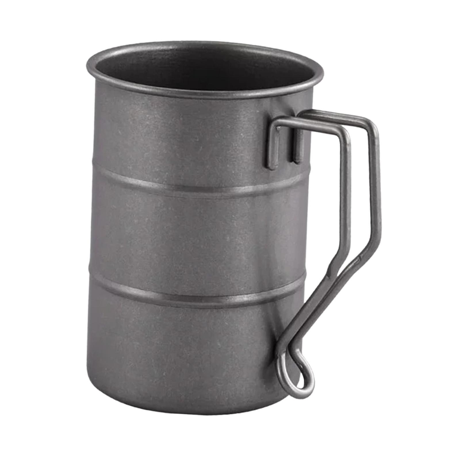 Coffee Mugs Tea Mugs Drinkware Reusable Portable 350ml Drinking Cup Camping Cup for Outdoor Home Office Hiking Picnic Fishing