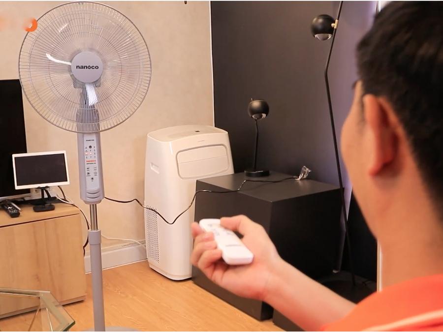 Quạt Đứng Có remote Nanoco NSF1602G-RC -Hàng chính hãng