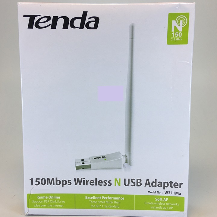 USB thu sóng wifi Tenda chuẩn N W311Ma 150Mbps Hàng nhập khẩu