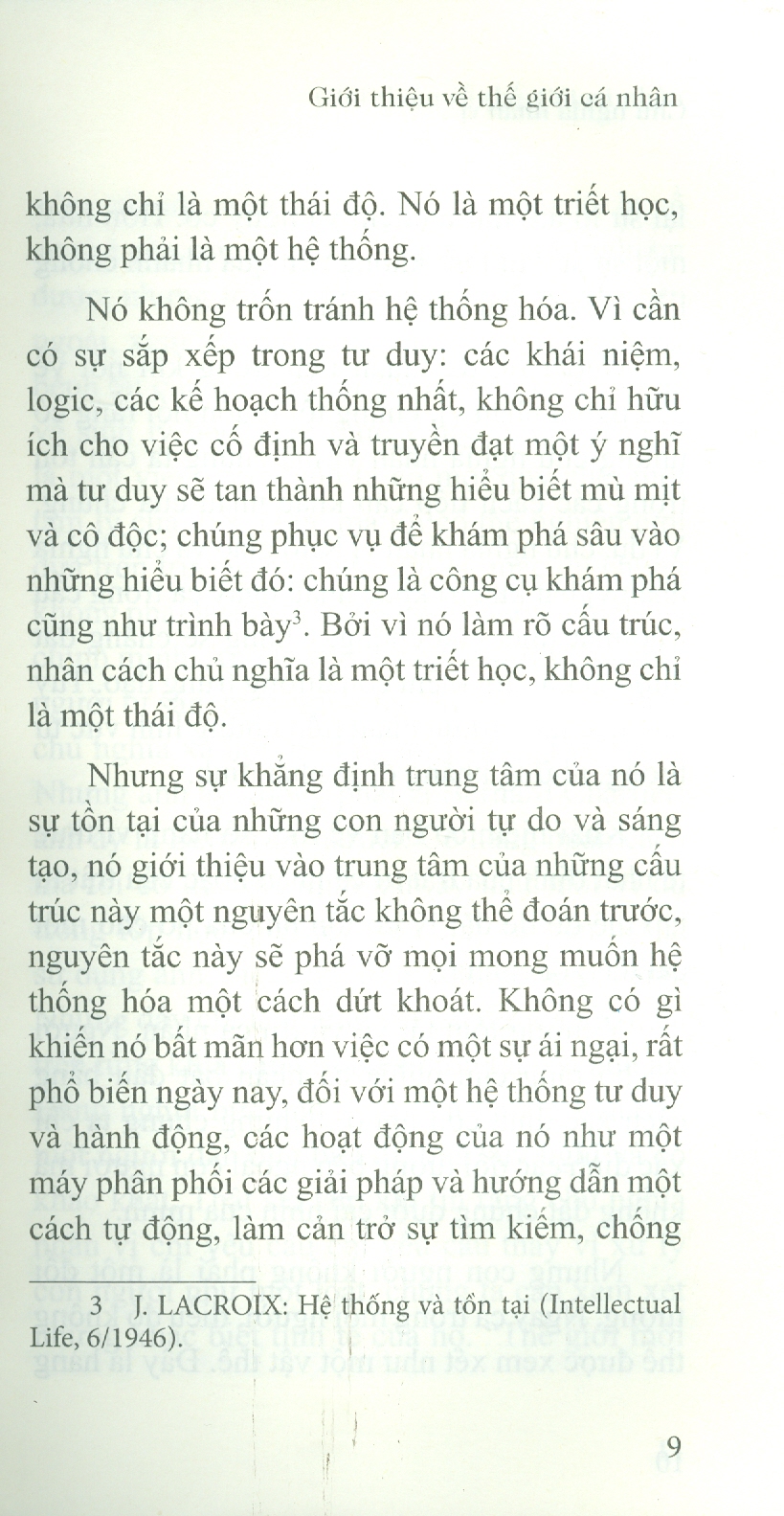 Chủ Nghĩa Nhân Vị - Emmanuel Mounier; Võ Thị Thu Thảo dịch