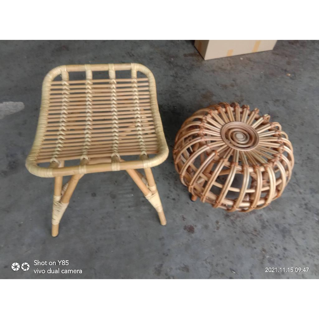 Bàn-Đôn Mây Bí Tròn Trang trí nhà cửa, quán, homestay