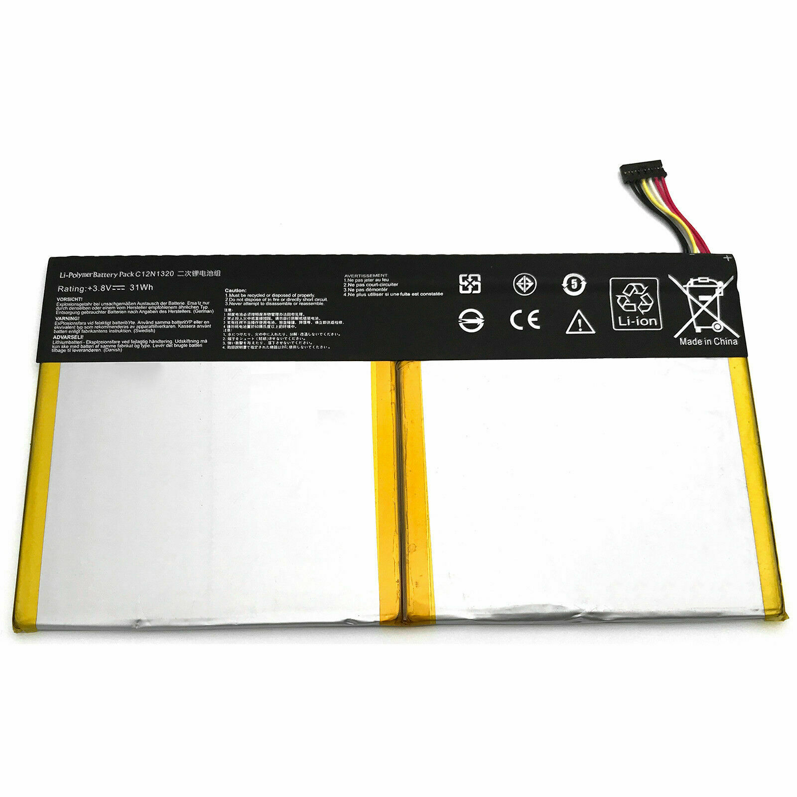 Pin dành cho ASUS Transformer Book T100 T100TA T100TAF T100TAM C12N1320 31Wh