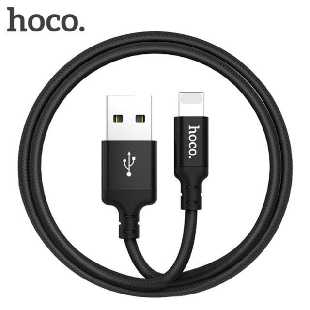 Cáp sạc dành cho iphone Hoco X14: 1m. Sạc nhanh: 5V - 2,4A.- hàng chính hãng