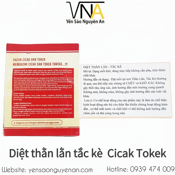 Diệt thằn lằn Cicak Tokek