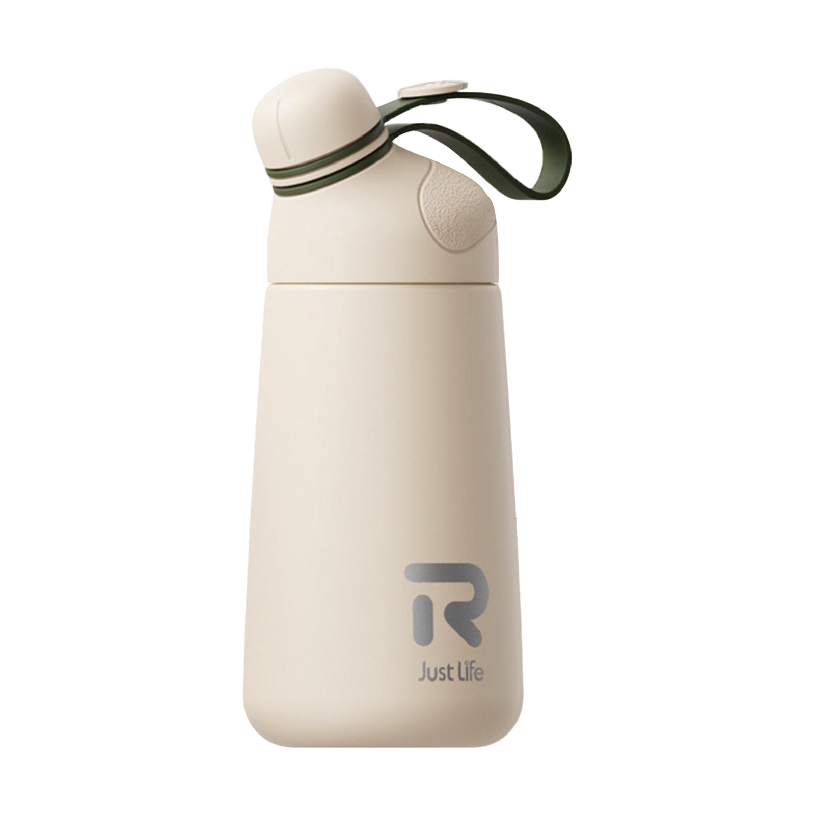 Bình Giữ Nhiệt 400Ml Kiểu Dáng Thể Thao Có Dây Đeo Chất Liệu Bằng Thép Không Gỉ Chống Rò Rỉ Insulated Water Bottle