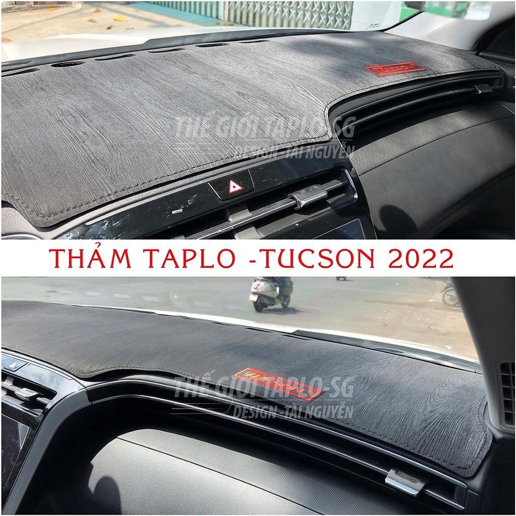 Thảm Taplo Chống Nắng ô tô dành cho Tucson đời 2022 da cacbon cao cấp chuẩn form Sang-Xịn-Mịn