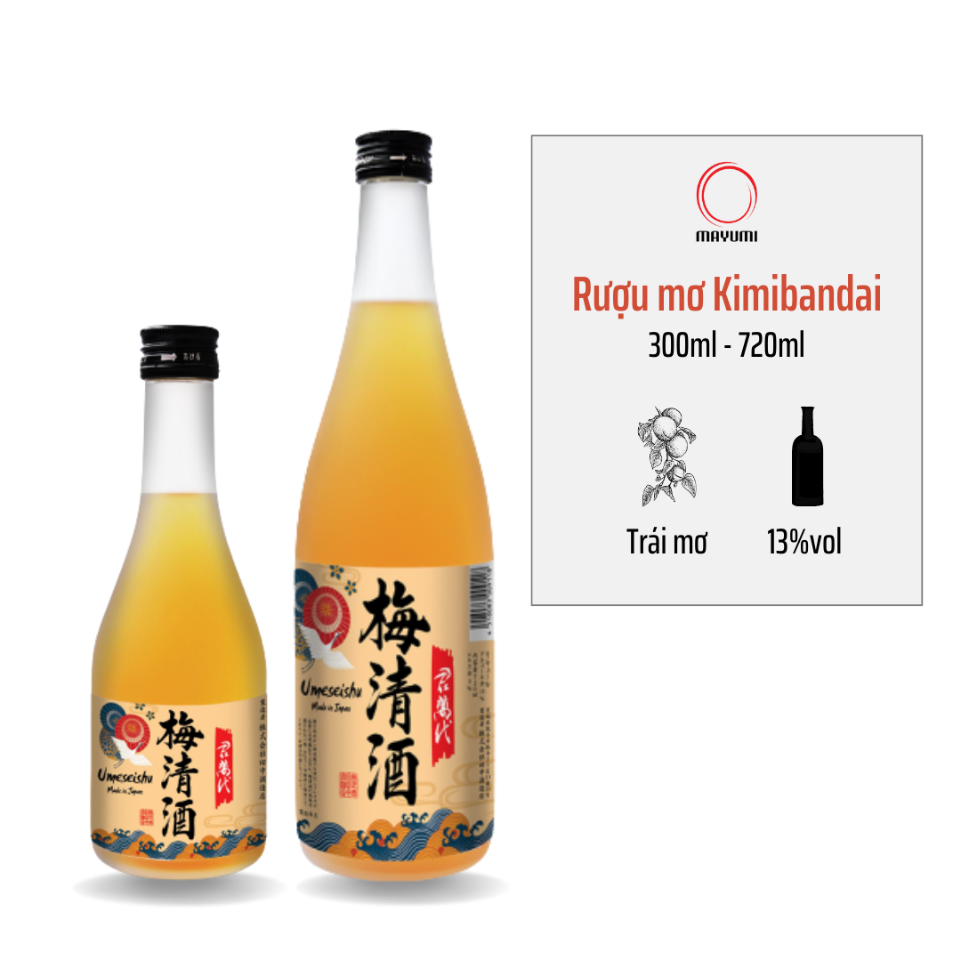 Rượu Mơ Kimibandai Nhật Bản 13