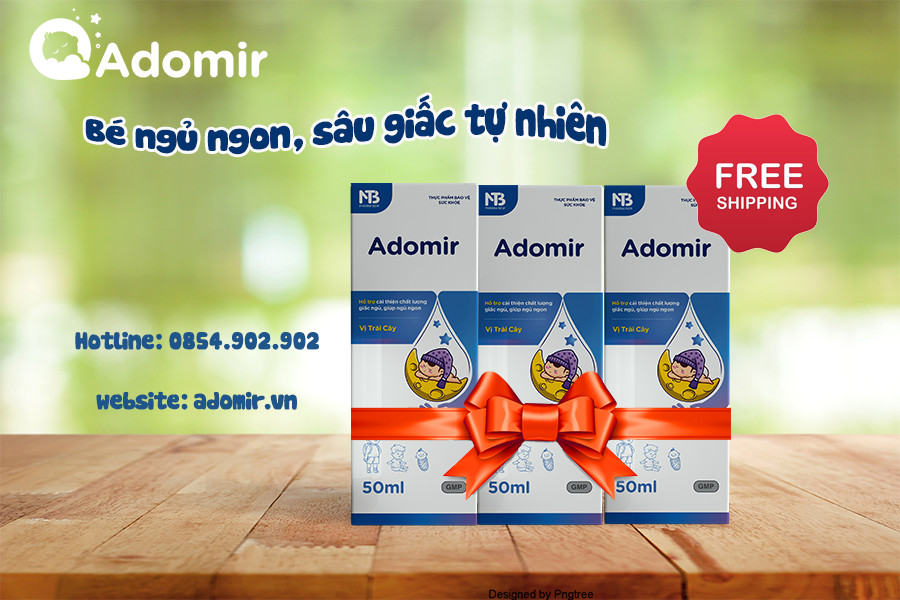 Siro Adomir - Giúp Bé Yêu Ngủ Ngon, Sâu Giấc