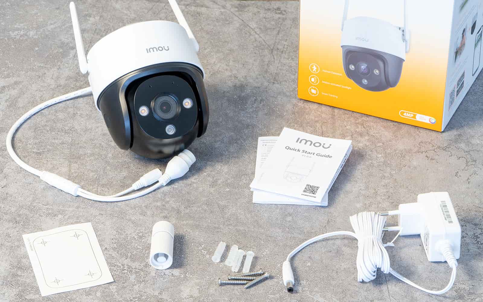 Camera wifi Imou S41FP Độ Phân Giản 4Mp Ban đêm có màu Quay 360 độ Ngoài Trời - Hàng chính hãng