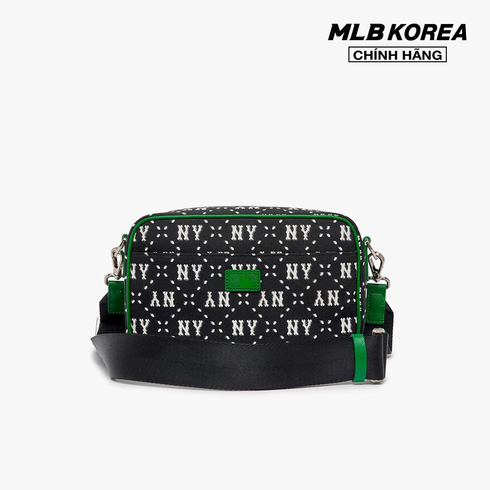 MLB - Túi đeo chéo unisex chữ nhật Diamond Monogram Jacquard 3ACRM013N-50BKS