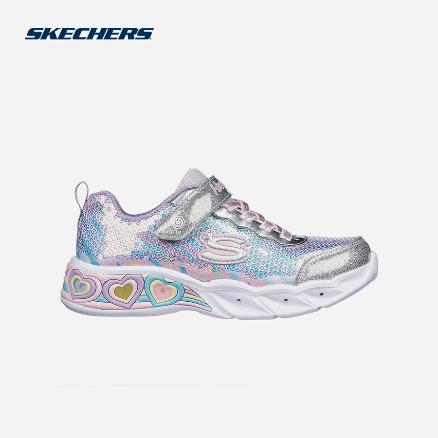 Giày sneaker bé gái Skechers Sweetheart Lights - 302313L-SMLT