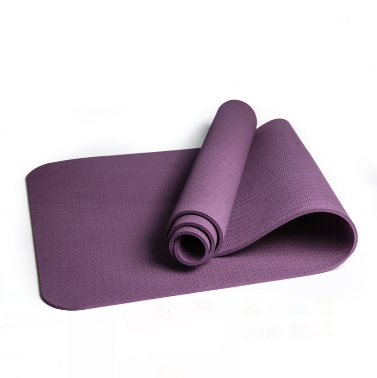 Thảm Yoga 1 Lớp Có Định Tuyến Vị Trí Cơ Thể