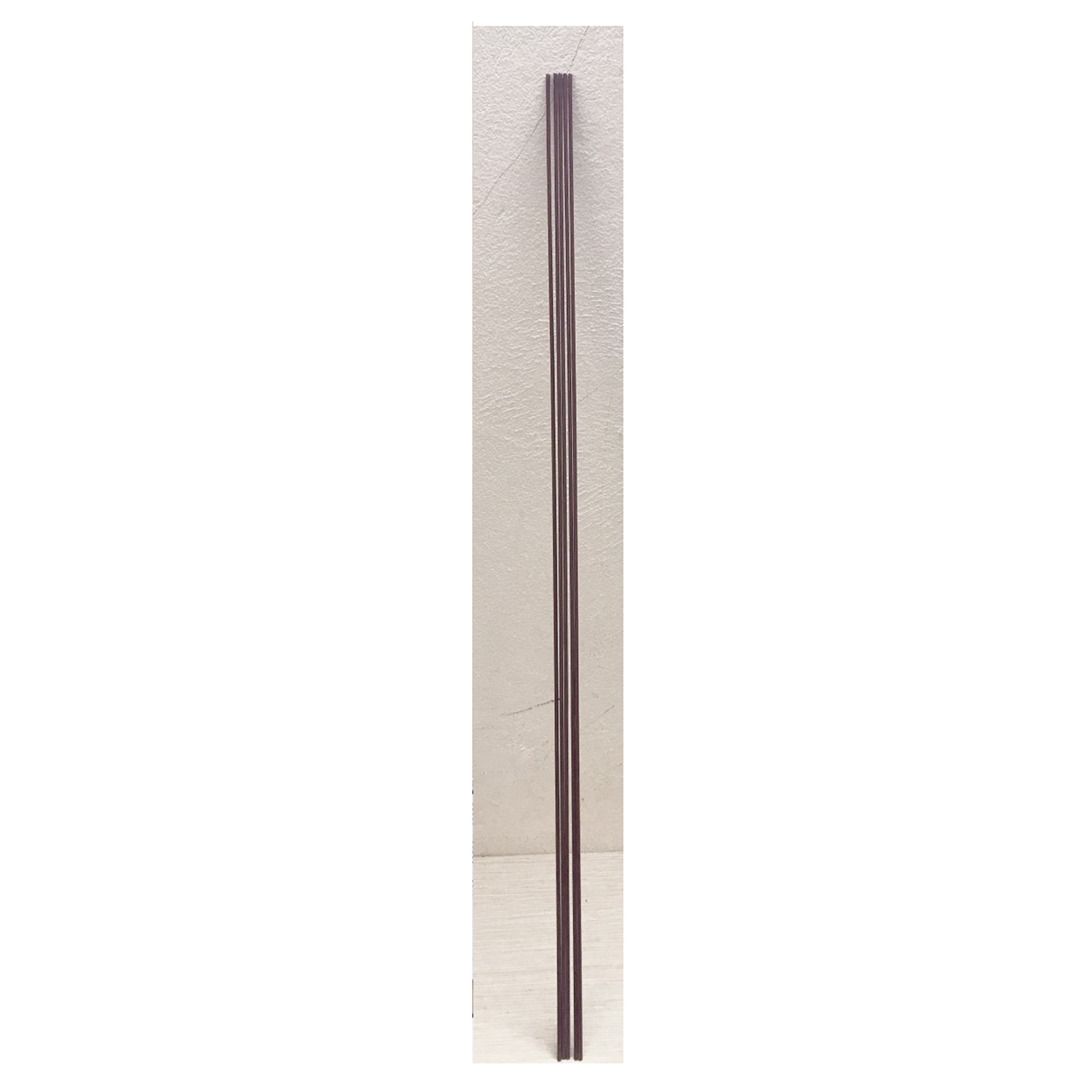 5 Que Thép Chống Lan Bọc Nhựa Màu Nâu Dài 80cm