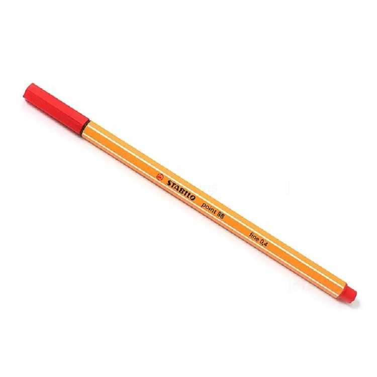 Bút kim màu Stabilo Point 88 - 0.4mm - Red (88/40)