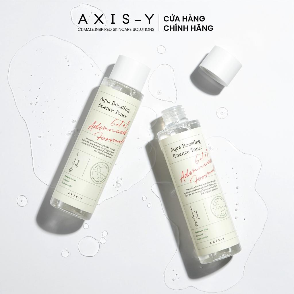 Nước hoa hồng AXIS-Y Aqua Boosting Essence Toner 150ml giúp làm sạch sâu và cấp ẩm sâu cho da