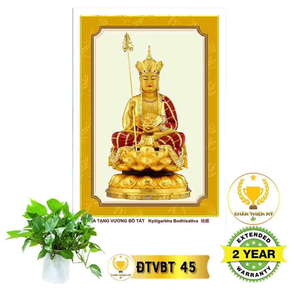 Tranh Địa Tạng Vương có khung_ĐTVK6