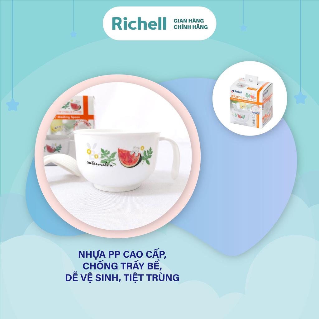 Bộ tô muỗng nghiền thức ăn Richell Nhật Bản | Baby