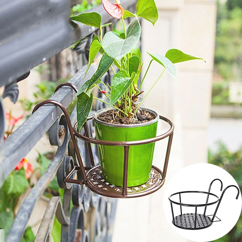 Kệ treo chậu hoa ban công đa năng - Cứng cáp chịu lực tốt. - Giao màu ngẫu nhiên