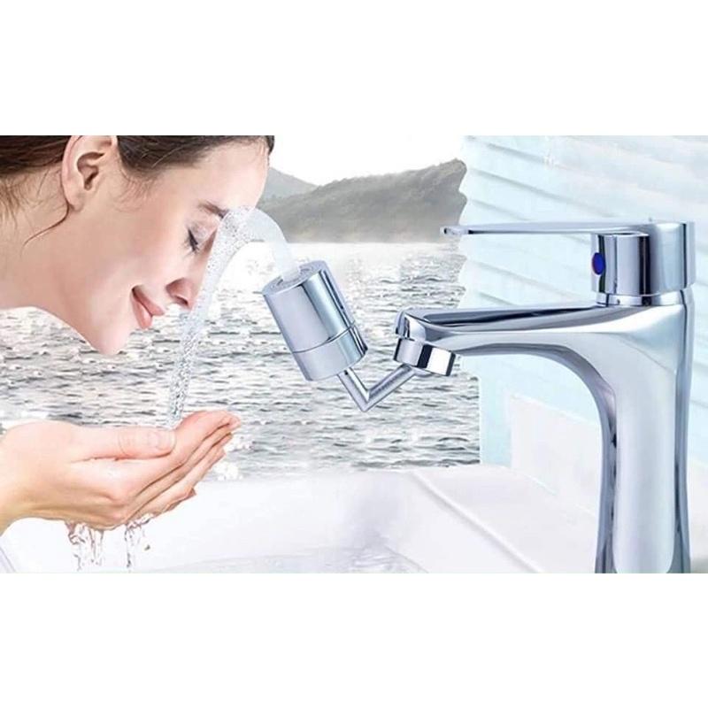 Đầu nối vòi nước tăng áp xoay 720 độ