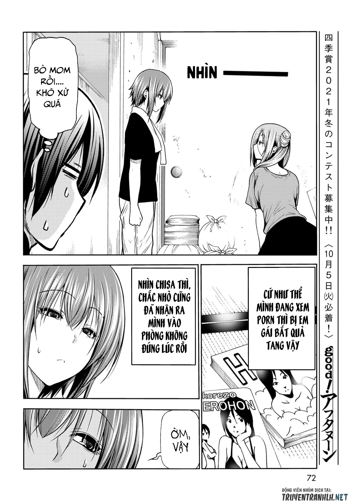 cô gái thích lặn - grand blue chapter 71 18