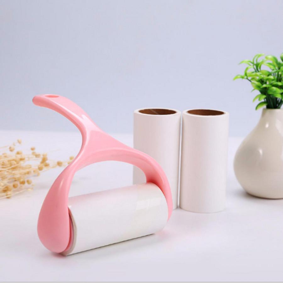 Combo Cây Lăn Bụi Quần Áo, Lông Chó Mèo + Tặng Kèm 2 Cuộn Lăn Siêu Tiện Lợi - Hàng Chất Lượng
