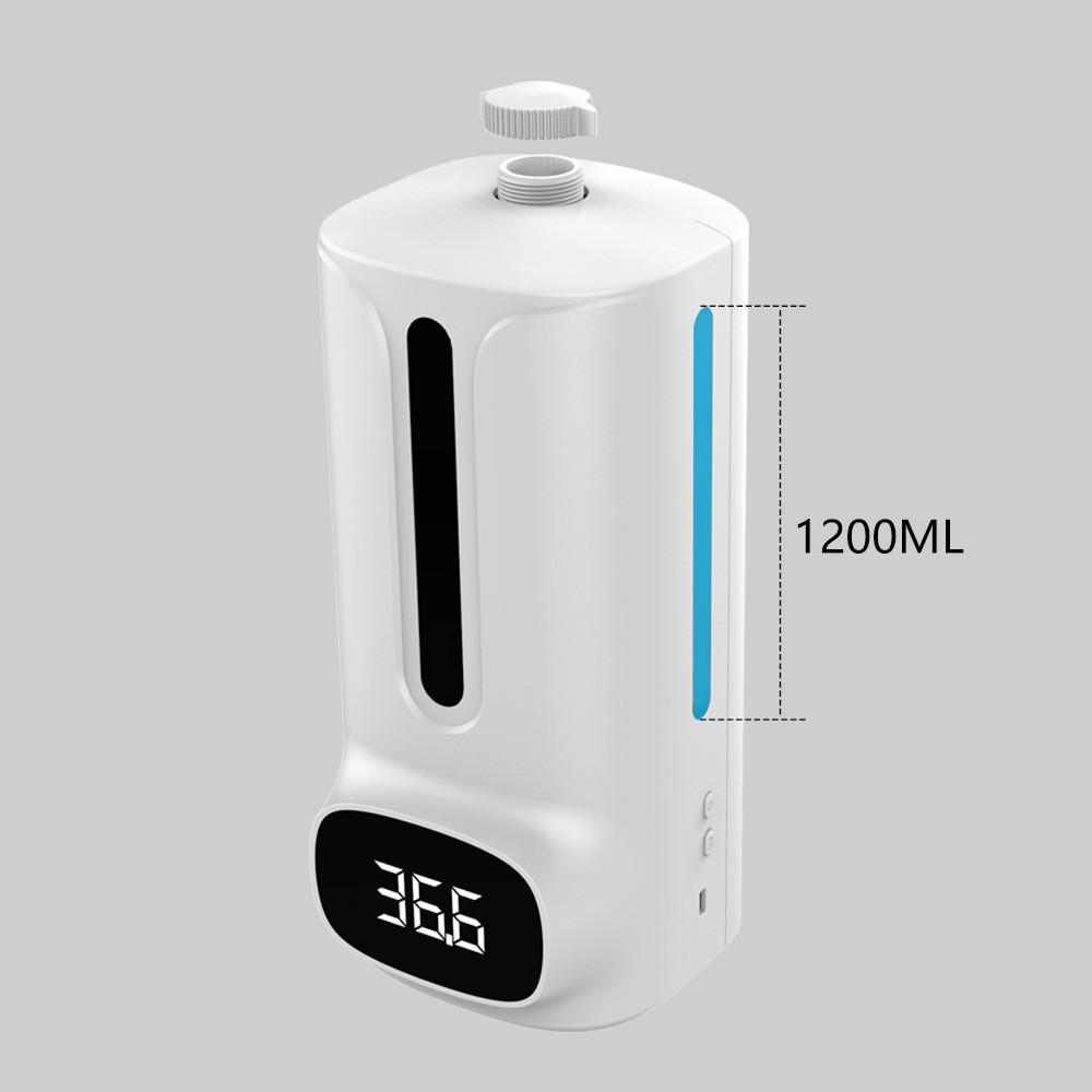 MÁY ĐO THÂN NHIỆT k9 pro plus KIÊM XỊT SÁT KHUẨN TAY TỰ ĐỘNG | MÁY KHỬ KHUẨN XỊT RỬA TAY KHỬ TRÙNG BẢO VỆ SỨC KHỎE.