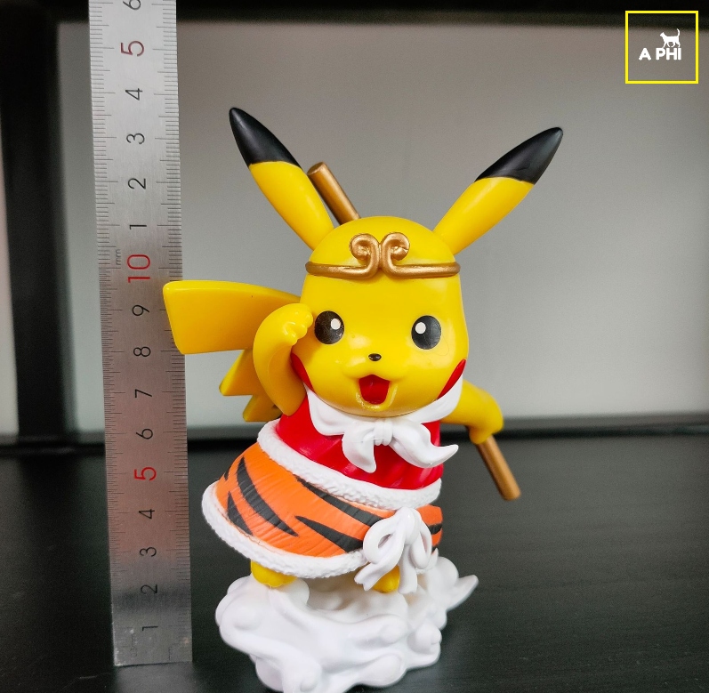 Mô hình Pikachu cosplay Tây Du Ký siêu ngầu trang trí tặng quà để bàn