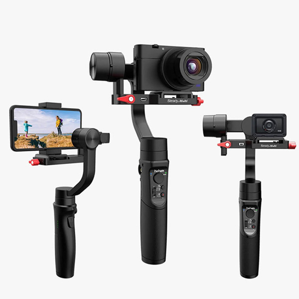 Hohem iSteady Multi – Gimbal chống rung 3 trong 1 dùng cho Smartphone, Gopro, máy ảnh kỹ thuật số, nhận diện khuôn mặt - Hàng chính hãng