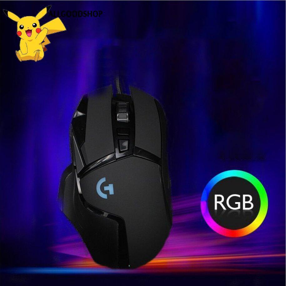 Chuột chơi game G502 có đèn led chất lượng cao cho máy tính/laptop