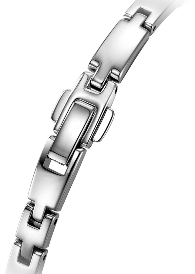 Đồng Hồ Nữ Citizen Đính Kim Cương Dây Thép Không Gỉ EW5490-59A - Mặt Trắng