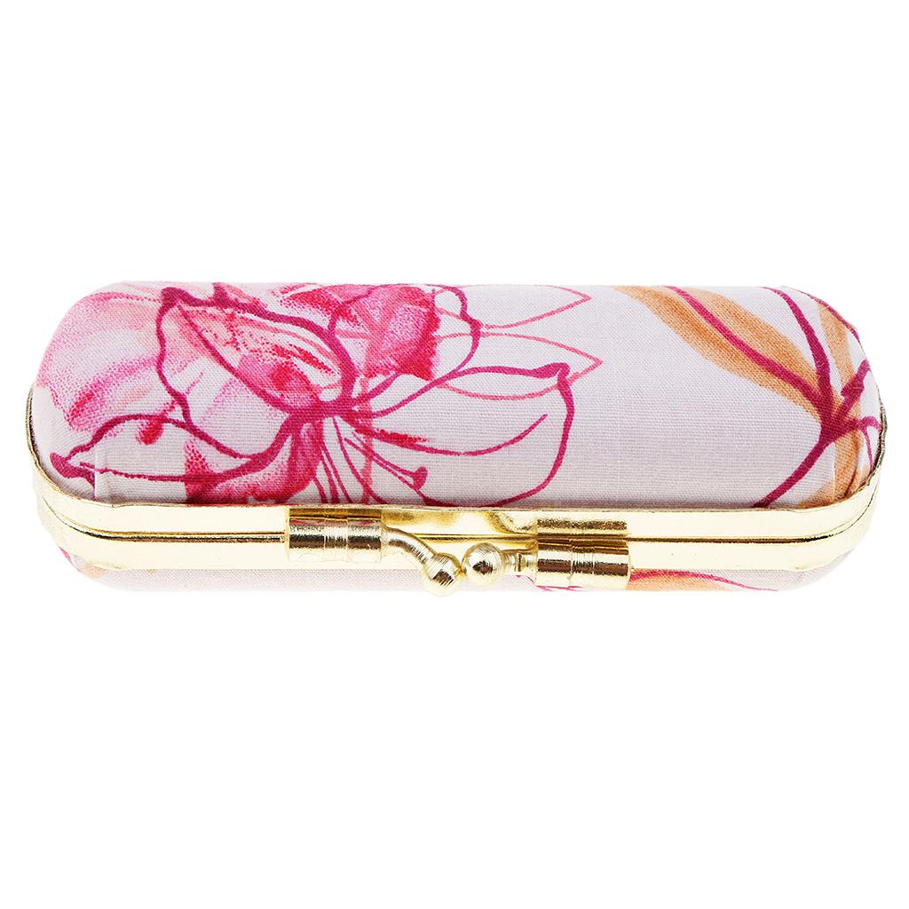 Beauty Design Lipstick Lip Gloss Case Storage Box Balm Holder With Mirror